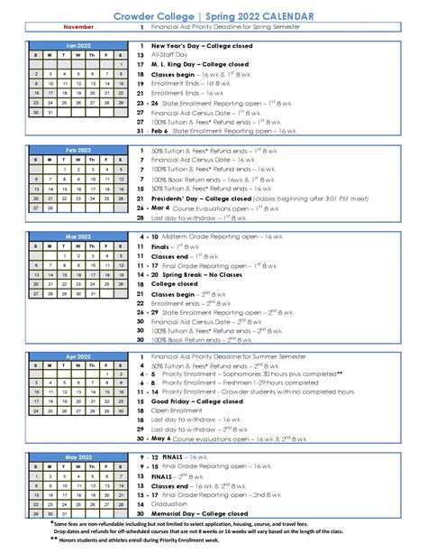 umass academic calendar